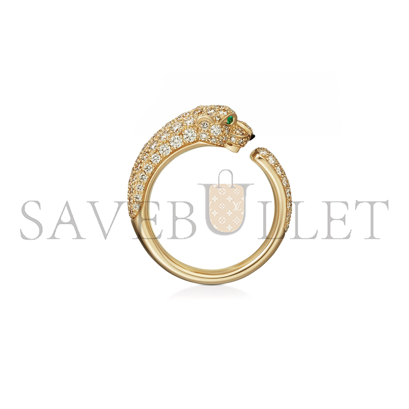 CARTIER PANTHÈRE DE CARTIER RING, SMALL MODEL, PAVED N4765500